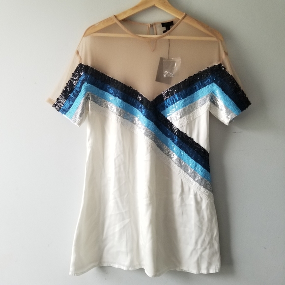 NBD Mireya Sequin Mini Dress Small - Picture 3 of 12